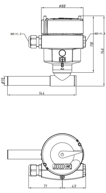 SW-11磁開關尺寸