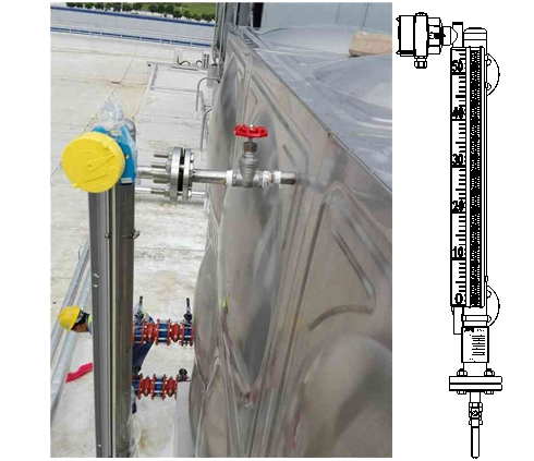 帶遠傳磁翻板液位計的安裝說明